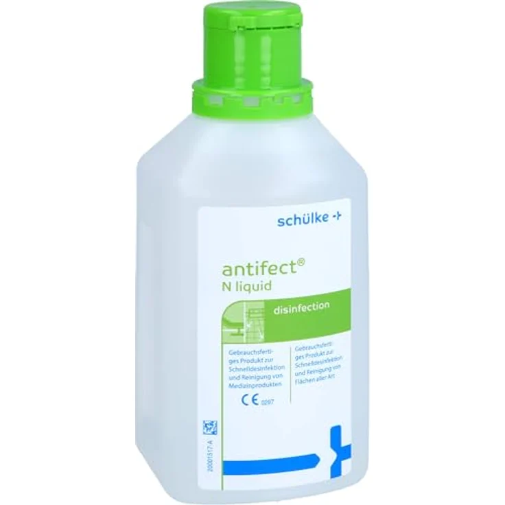 SCHÜLKE & MAYR GmbH Antifect® N liquid, 500 ml alkoholfreies Oberflächen-Desinfektionsmittel, schnell trocknend, rückstandsfrei, aldehydfrei, für medizinische Einrichtungen – Bild 3