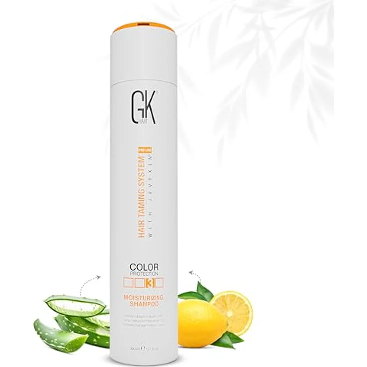 GK HAIR Global Keratin Moisturizing Shampoo 300ml - Shampoo ohne Silikone, Sulfate und Parabene - Pflegt trockenes und geschädigtes Haar - Damen und Herren – Bild 1