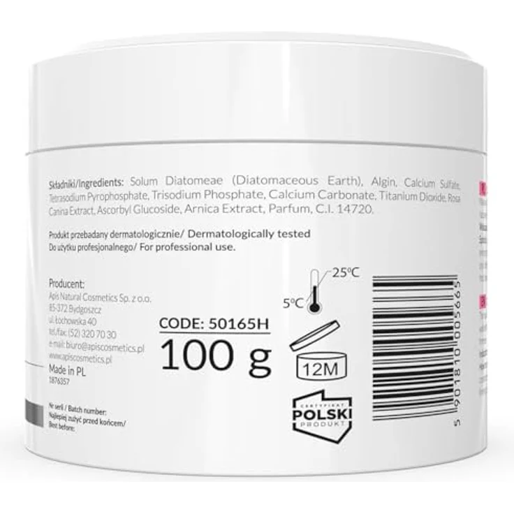 Apis Natural Cosmetics Couperose-Stop, intensiv feuchtigkeitsspendende Gesichtsmaske, 100 g zur Verbesserung des Hautbildes – Bild 3