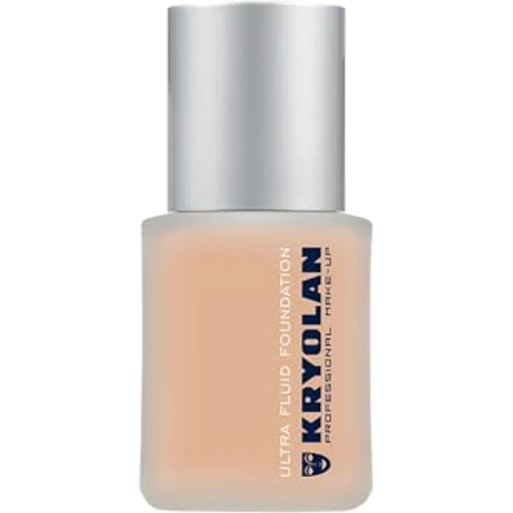 Kryolan Ultra Fluid Foundation NB 1, 30ml Flüssigfoundation für seidenmatten Teint