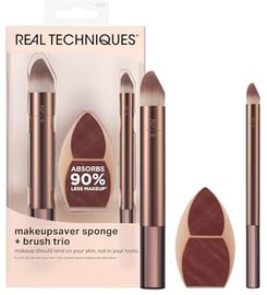 Real Techniques Makeupsaver Schwamm + Pinsel Trio