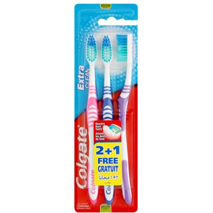 EXTRA CLEAN cepillo dientes #medium 3 uds – Bild 2