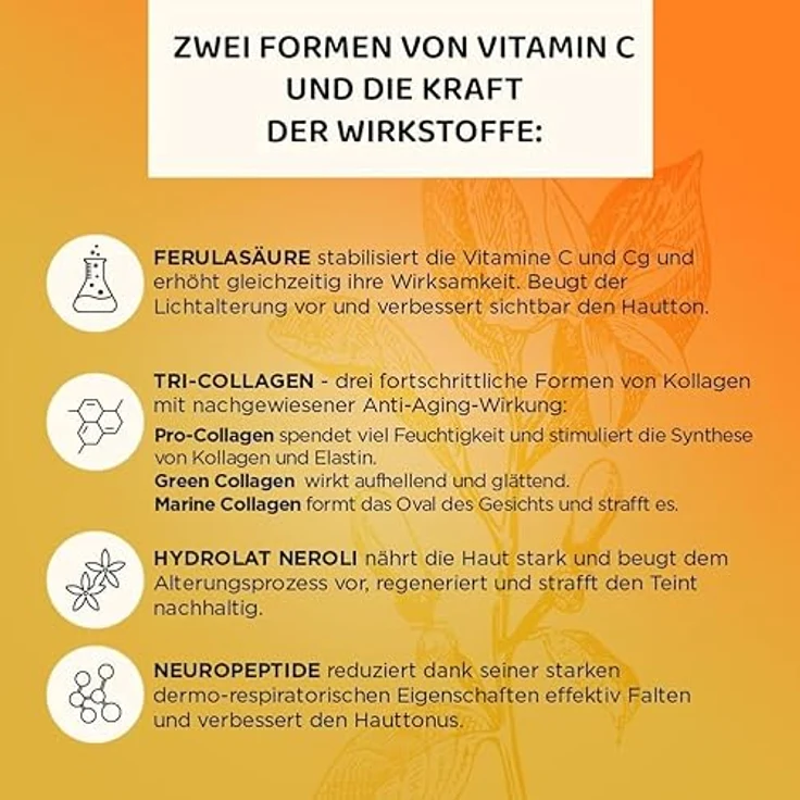 Eveline Cosmetics C Perfection Serum gegen Falten mit Vitamin C, 18 ml, für jeden Hauttyp, antioxidativ und feuchtigkeitsspendend – Bild 7