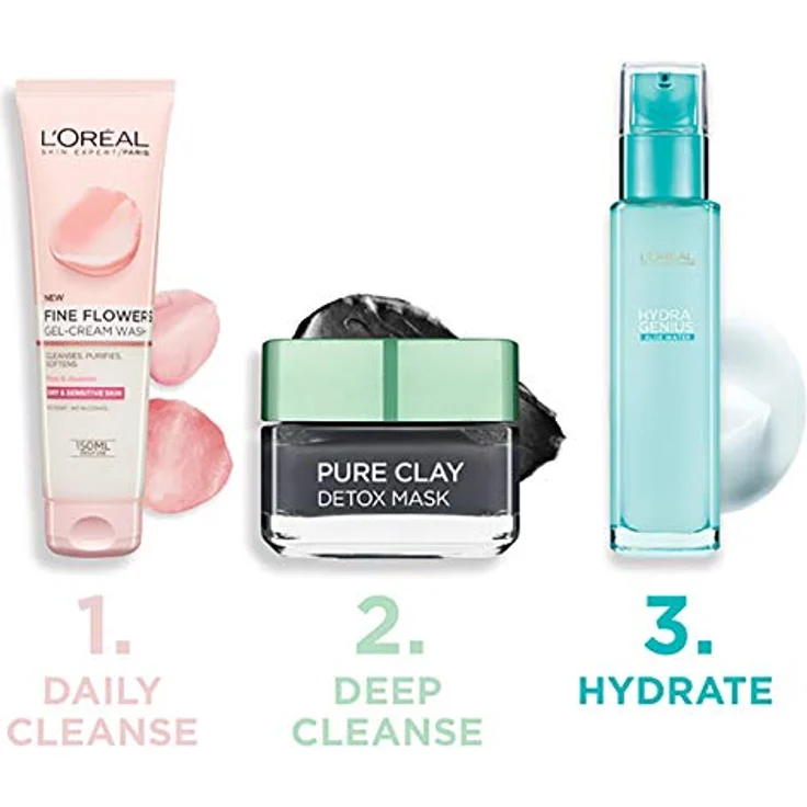 L'Oréal Paris Hydra Genius Aloe Water 72H Feuchtigkeitsspendendes Gesichtsgel 70 ml für Frauen – Bild 6