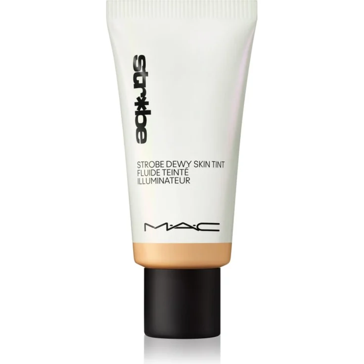 MAC Cosmetics Strobe Dewy Skin Tint, tönende Feuchtigkeitscreme mit natürlichem Finish, Farbton Light 3, 30 ml