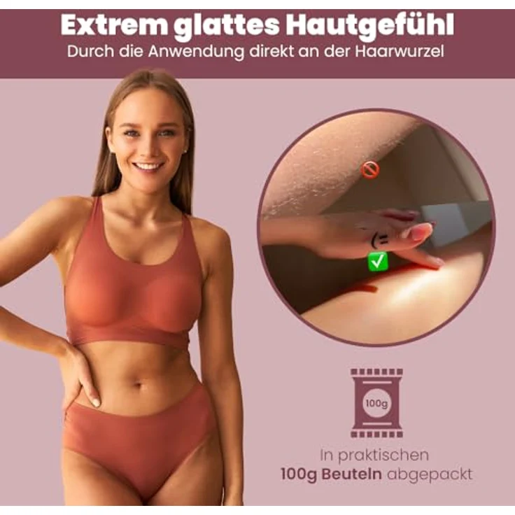 arte fiori Capillum AMOVE Aloe Vera, 3x500g Enthaarungscreme für den Intimbereich der Frau, schmerzfrei, ohne Zusatzstoffe, neutraler Geruch, sanfte Anwendung – Bild 3