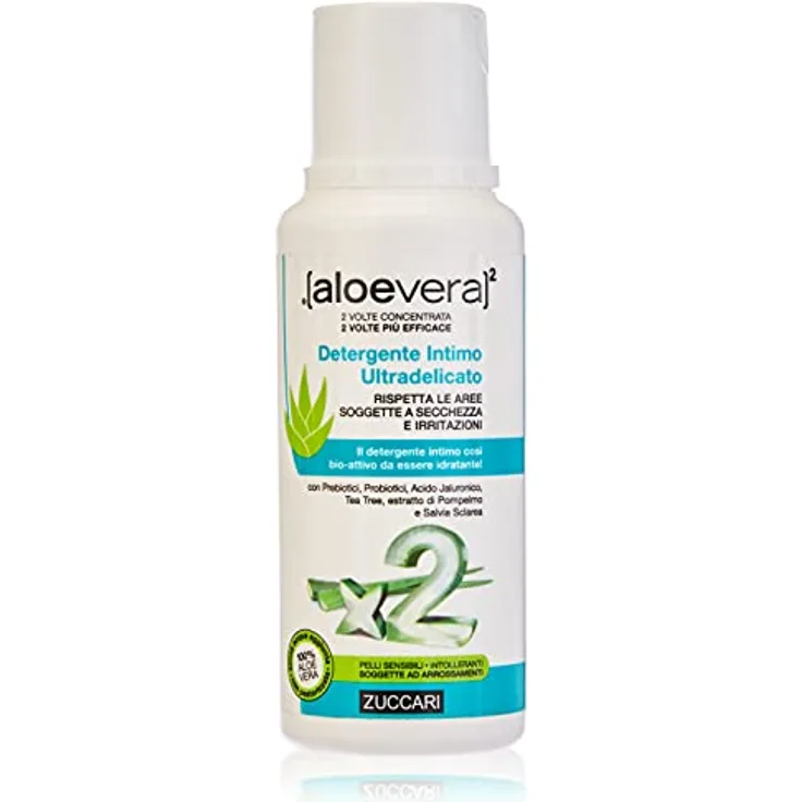 ZUCCARI [aloevera]² - Ultrasanfte Intimwaschlotion, 1er Pack (1 x 250 ml)