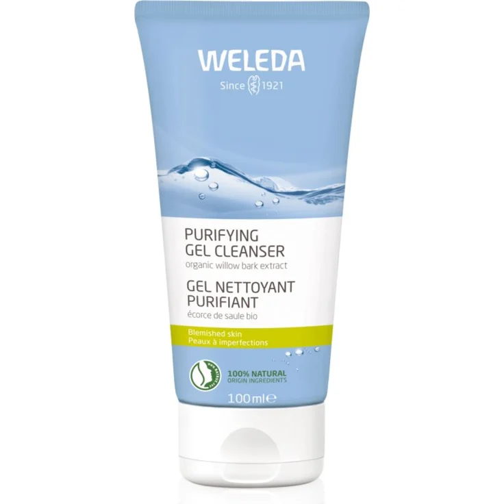 Weleda Cleansing Care Reinigungsgel für unreine Haut, 100 ml, sanfte Gesichtsreinigung, vegan und dermatologisch getestet