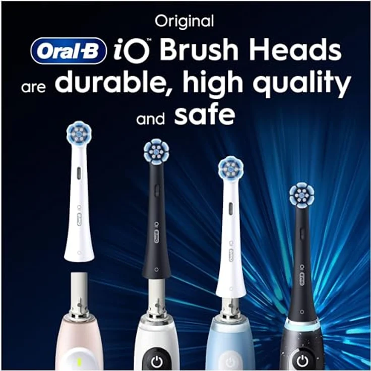Oral-B iO Gentle Care, Zahnbürstenkopf mit Mikro-Vibrationen und runden Bürstenkopf, 6 Stück – Bild 7