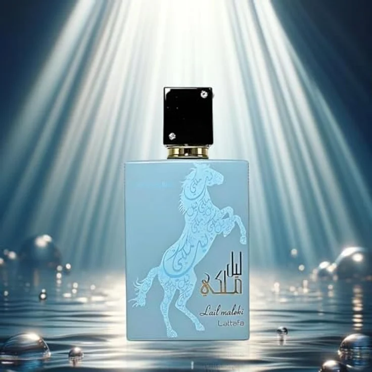 Lattafa Lail Maleki Maroccan Blue Eau de Parfum 100ml, Herrenduft mit Zitrus- und Gewürznoten, orientalische Amber- und Vanille-Akkorde – Bild 5