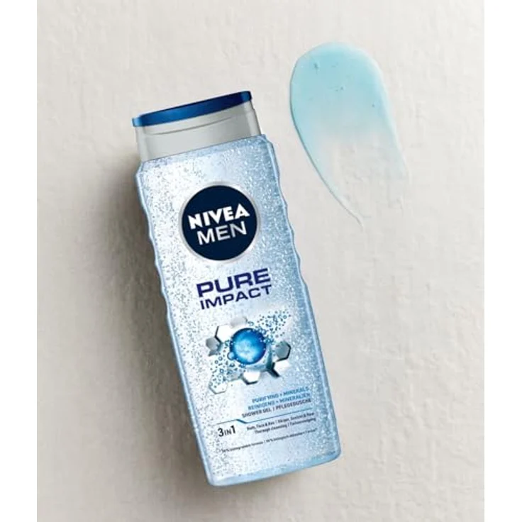 Nivea Men Pure Impact Duschgel für Körper und Haar 500 ml – Bild 3