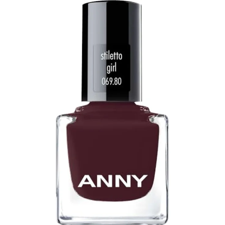 ANNY Nail Polish 15 ml, dunkles herbstliches Grau, schnelltrocknend und splitterresistent – Bild 1