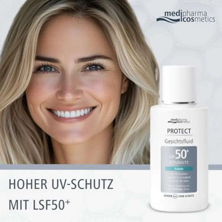 Dr. Theiss Medipharma cosmetics Protect Gesichtsfluid LSF 50+, high-UV-Schutz, 50 ml – Bild 2