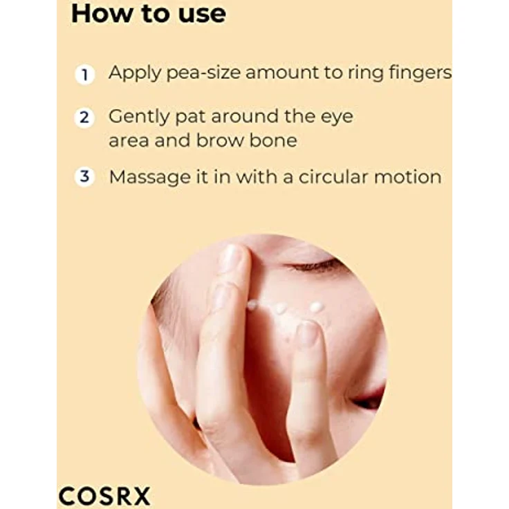 Cosrx Advanced Snail Peptide Eye Cream, aufhellende und feuchtigkeitsspendende Augencreme für die Augenpartien, 25 ml – Bild 7