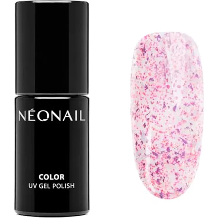 NÉONAIL UV Nagellack 7,2 ml - MEHRFARBIG mit Glitzer und starker Pigmentierung - Langanhaltende Maniküre bis zu 21 Tage - Aushärtung in LED-/UV-Lampe