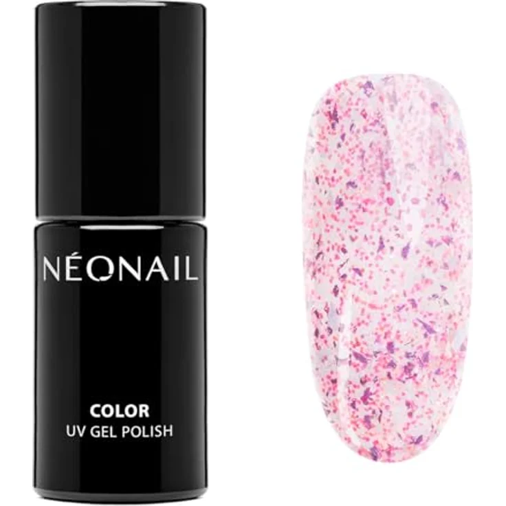 NÉONAIL UV Nagellack 7,2 ml - MEHRFARBIG mit Glitzer und starker Pigmentierung - Langanhaltende Maniküre bis zu 21 Tage - Aushärtung in LED-/UV-Lampe – Bild 1