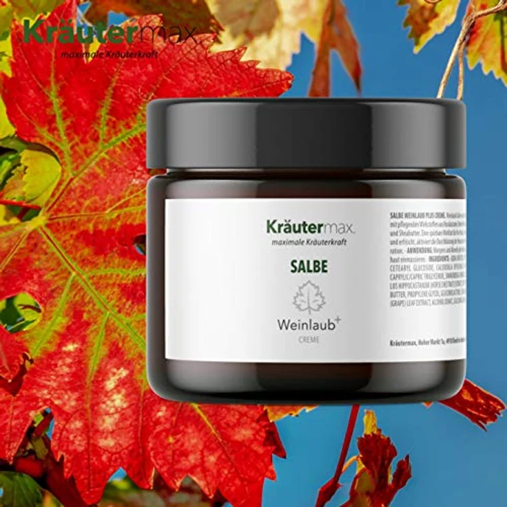 Weinlaub Salbe mit Rosskastanie Extrakt Creme 1 x 100 ml – Bild 2