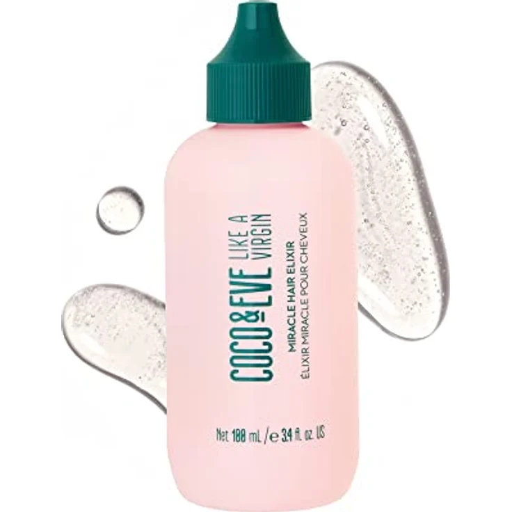 Coco & Eve Like a Virgin Miracle Hair Elixir - Leave-in-Conditioner für trockenes, geschädigtes Haar mit Kokosöl und Hyaluronsäure - 100ml – Bild 1