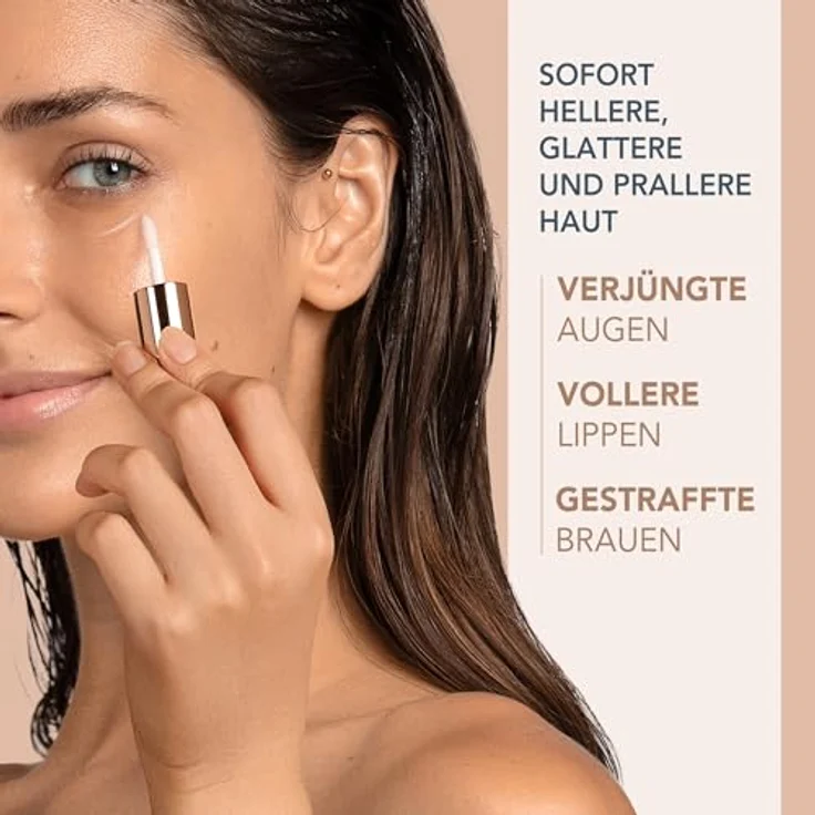 FOREO SUPERCHARGED Augen- und Lippenkontur Booster Serum - Leitfähige Augencreme - Niacinamid Serum - Anti Aging - Lip Plumping & gegen Augenringe - Praktische Größe - 3 x 3,5 ml Kapsel – Bild 2