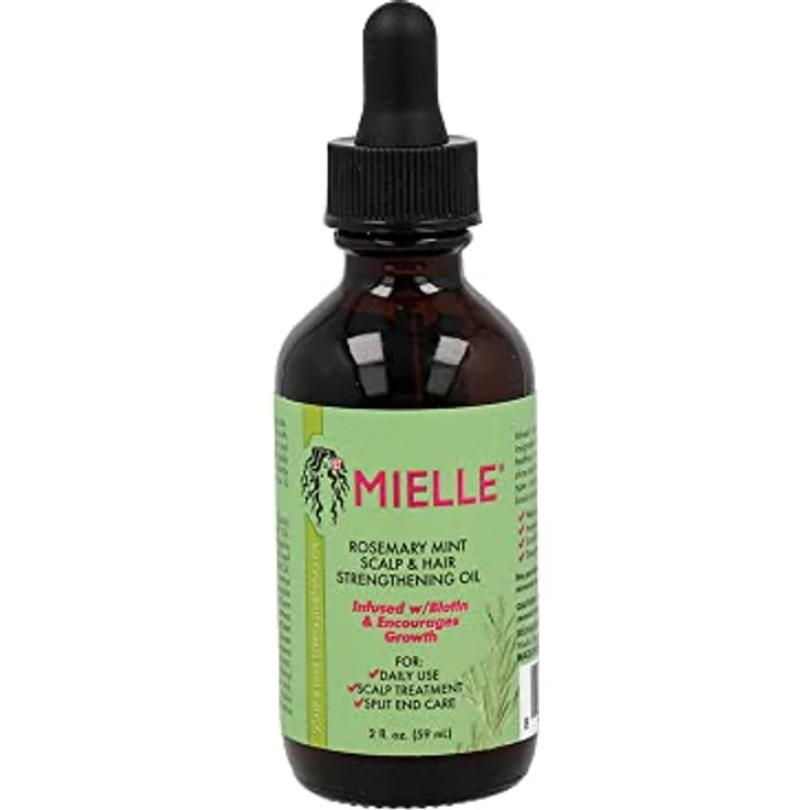 Mielle Organics Mielle Rosemary Mint Kopfhaut- und Haarstärkungsöl für gesundes Haarwachstum, 2 oz 59 ml