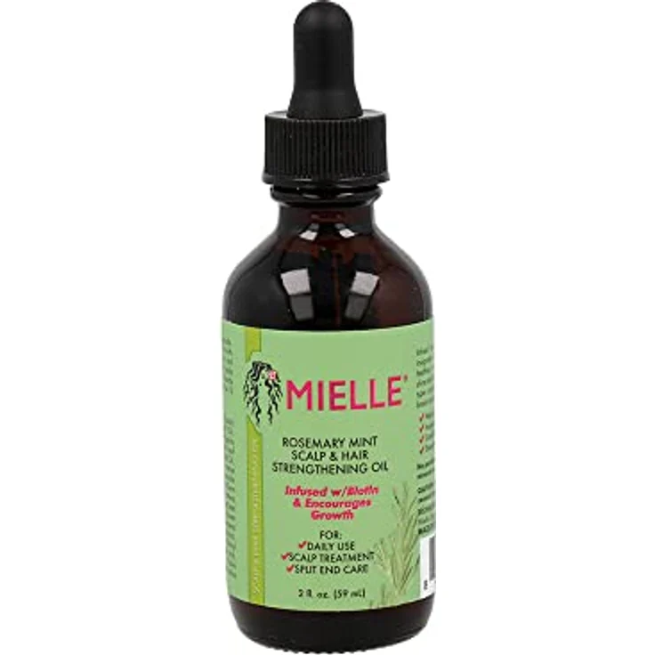 Mielle Organics Mielle Rosemary Mint Kopfhaut- und Haarstärkungsöl für gesundes Haarwachstum, 2 oz 59 ml – Bild 1