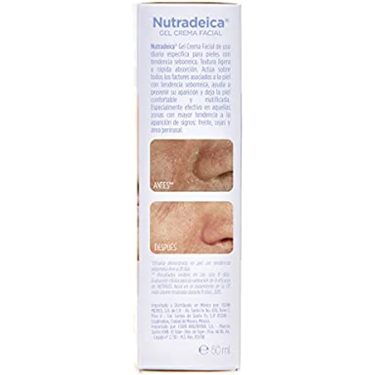 ISDIN Nutradeica Gel-Creme für das Gesicht | Seborrhoische Gesichtshaut | 50ml – Bild 4
