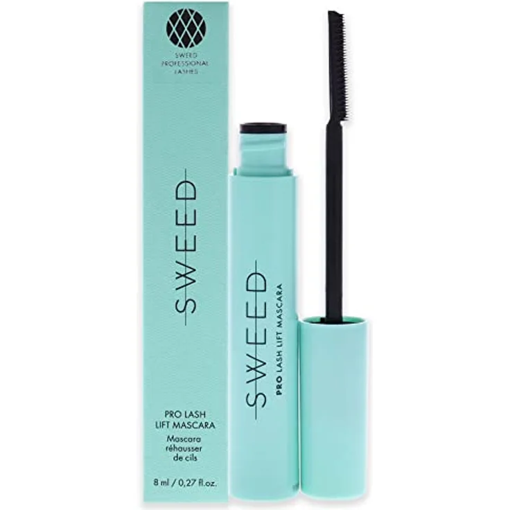 Sweed Lash Lift Mascara, Schwarz 8 ml, verlängert und definiert Wimpern mit innovativer Bürsten-Technologie – Bild 1