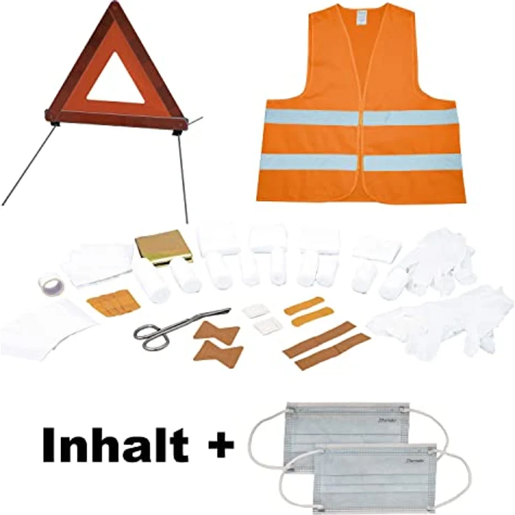 Malteser 43999712 Verbandtasche Inkl. Warnweste, Inkl. Warndreieck - Preisvergleich – Bild 6