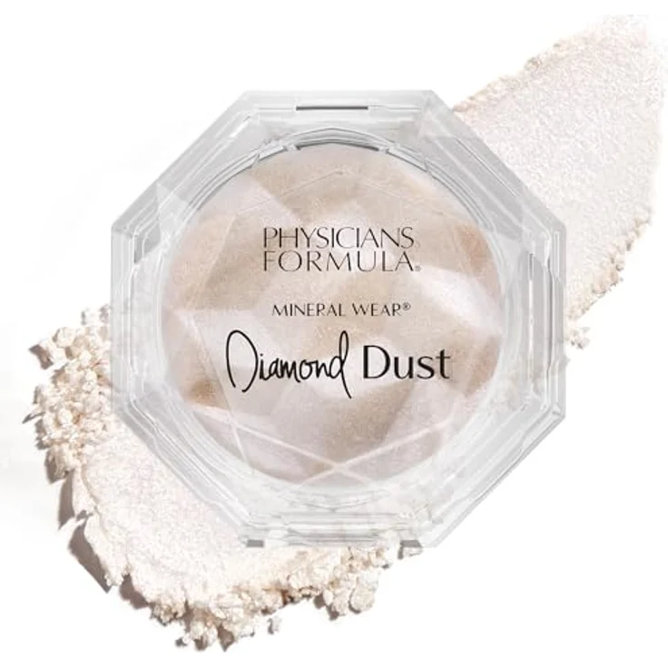 Physicians Formula Mineral Wear® Diamond Highlighter, aufhellender Kompaktpuder in Starlit Glow, 6 g – Bild 1