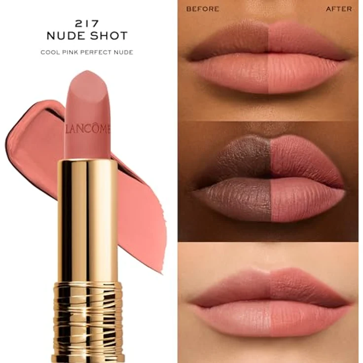 Lancôme L'Absolu Rouge Drama Matte 2024, nachfüllbarer mattierender Lippenstift, Farbton 217, 3.6 g, feuchtigkeitsspendend und langanhaltend – Bild 3