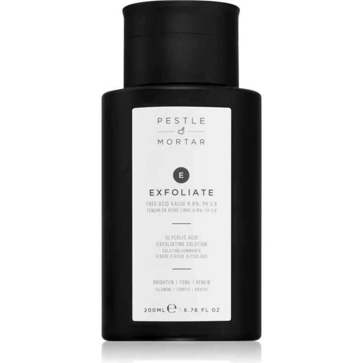 Pestle & Mortar EXFOLIATE Gesichtsreinigungstonikum 200 ml, veganes Peeling mit sanfter Tonisierung und Feuchtigkeitsversorgung