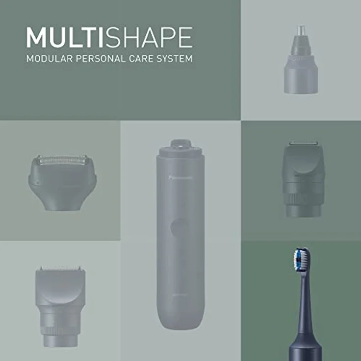 Panasonic MULTISHAPE modulares Körperpflege-System ER-CTB1, elektrischer Zahnbürstenaufsatz mit extra feiner und multifunktionaler Bürste – Bild 3