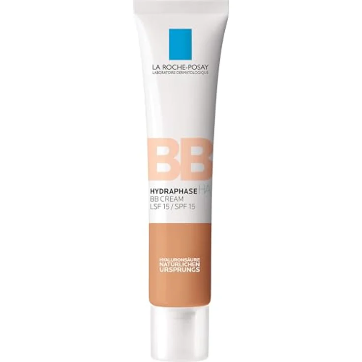 La Roche Posay Hydraphase HA BB Cream Mittel: Feuchtigkeitsspendende BB Cream mit LSF 15, Für einen ebenmäßigeren Teint, Nicht fettende Textur, Für normale bis trockene Haut, 40 ml – Bild 3