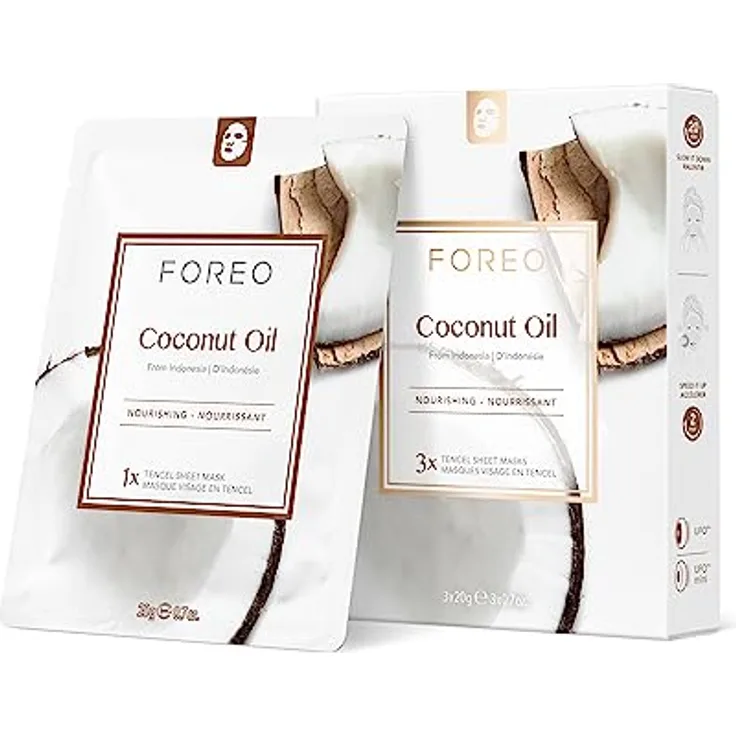 FOREO Farm To Face Collection Coconut Oil Tuchmaske 60 g