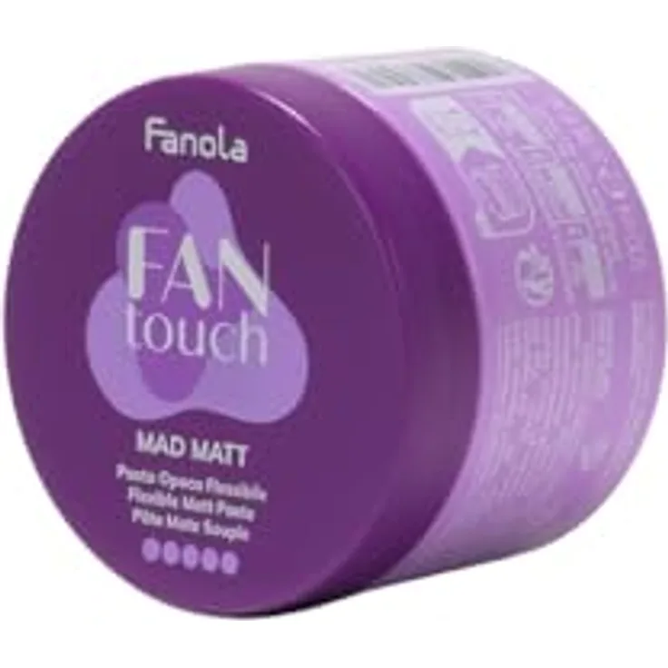 Fanola Fantouch Paste Matt, flexibel, 100 ml - mattierende Wirkung, gibt Definition, Textur und Körper, Befestigung: 5