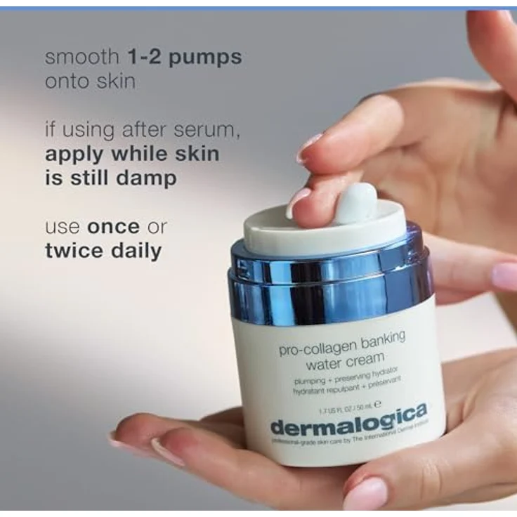 Dermalogica Daily Skin Health Pro-Collagen Banking Water Cream, ultraleichte Feuchtigkeitscreme mit Water-Burst-Technologie, 50 ml – Bild 5