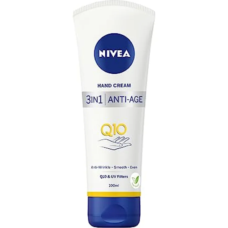 NIVEA Q10 Anti-Age Care Handcreme, 100 ml, feuchtigkeitsspendend, regeneriert die Haut, für Damen