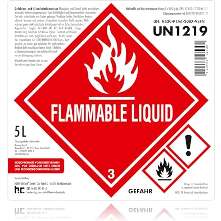 4 x 5 Liter Desinfektionsmittel für Hände & Flächen - anwendungsfertig – Bild 8