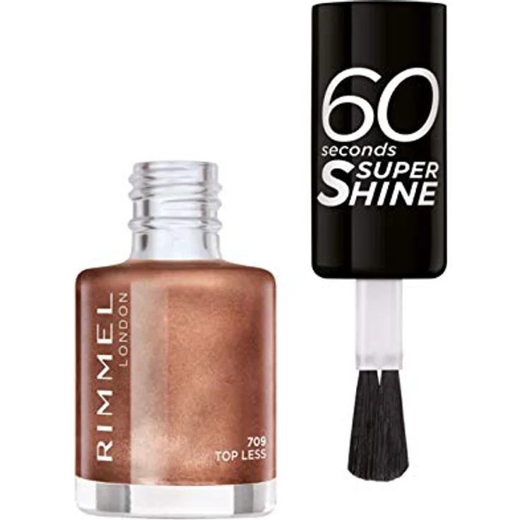 Rimmel London 60 Seconds Super Shine 709, Top Coat Nagellack, 8 ml – Bild 1
