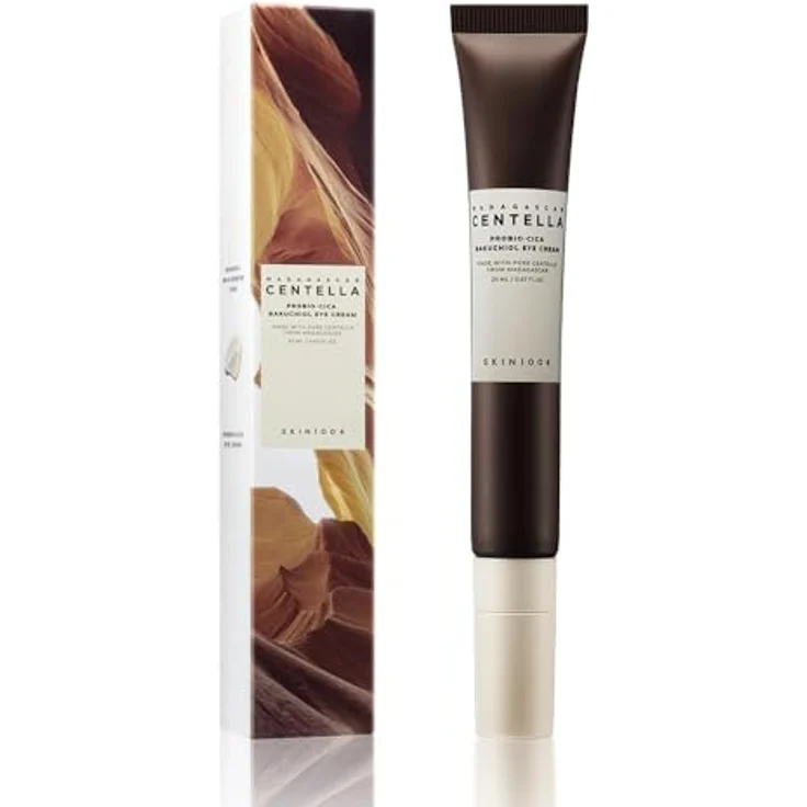 SKIN1004 Madagascar Centella Probio-Cica Bakuchiol Eye Cream 20ml - Vegan Retinol, Collagen, Hyaluronic Acid - Silicone Applicator, Quick Absorption – Bild 1
