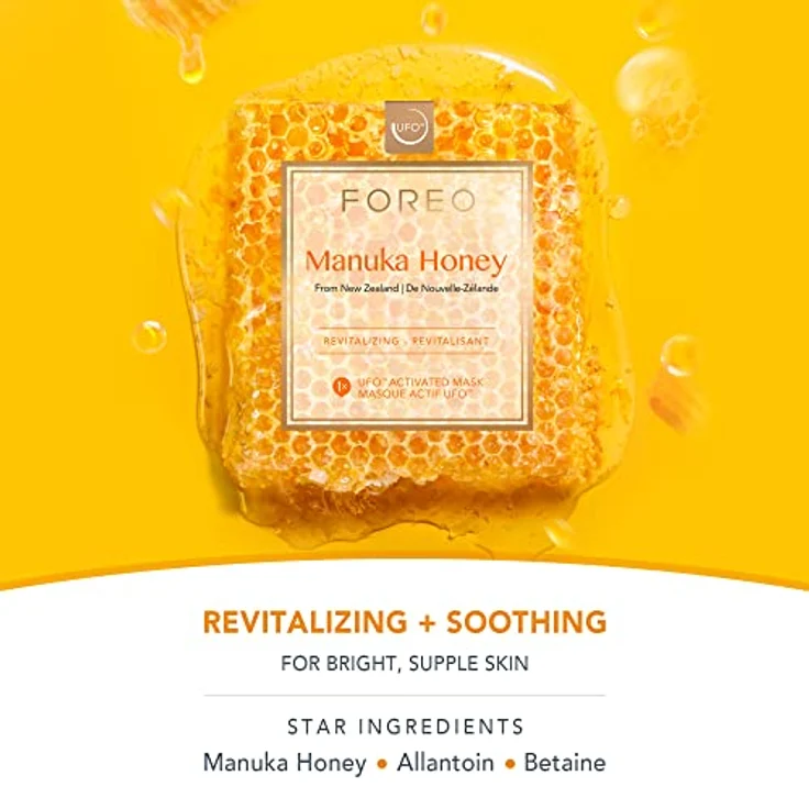 Foreo Gesichtspflege Intelligente Maskenbehandlung Ufo Mask Manuka Honey 6 x 1 Stk. – Bild 3