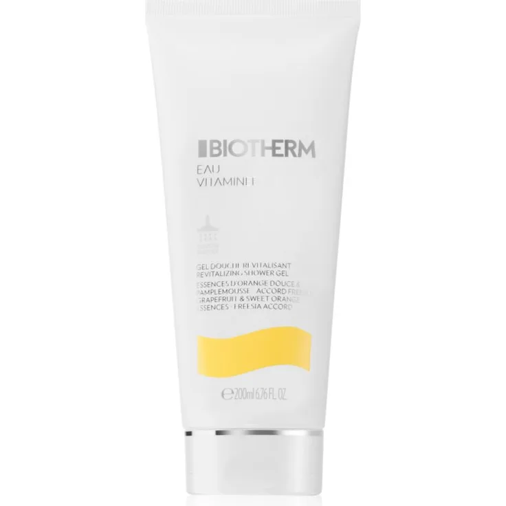 Biotherm Eau Vitaminée, reinigendes Duschgel für Damen, 200 ml, spendet intensiv Feuchtigkeit