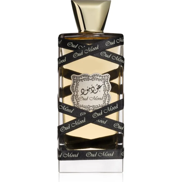 Lattafa Oud Mood EDP Unisex, 100 ml Eau de Parfum mit holzigem Fougère-Duft für kühles Wetter