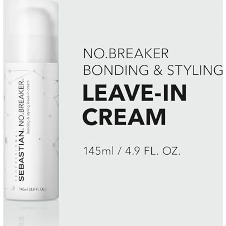 SEBASTIAN PROFESSIONAL NO.BREAKER Bonding und Styling Leave-in Cream, Intensive Pflegecreme mit Hitzeschutz, 72 H Anti Frizz-Effekt, Flexibler Halt, 145ml – Bild 2