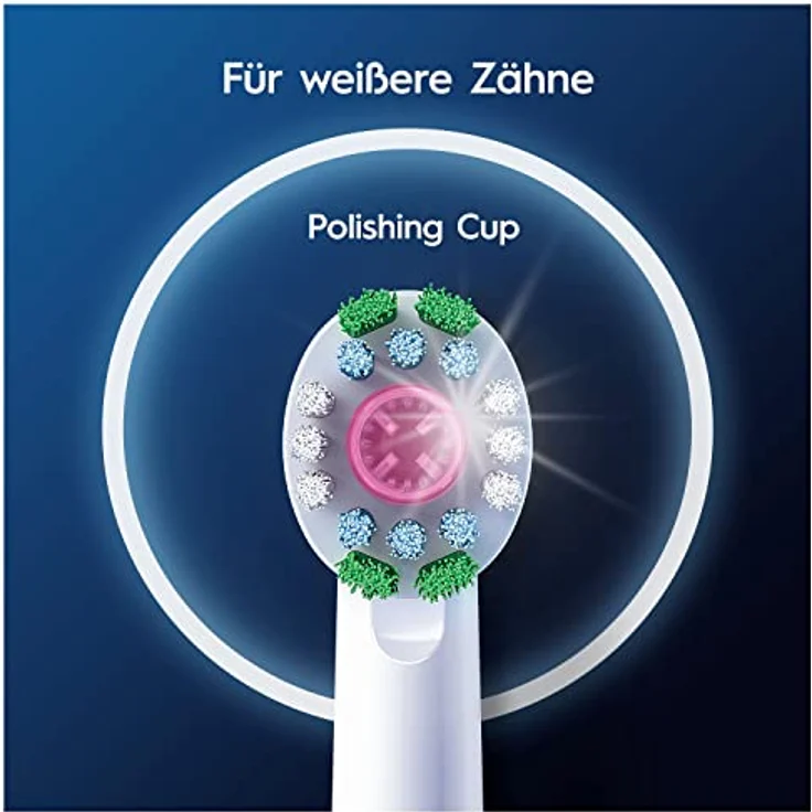 Oral-B Pro 3DWhite Aufsteckbürsten für elektrische Zahnbürste, 12 Stück, aufhellende Zahnreinigung, X-Borsten, Original Zahnbürstenaufsatz für Oral-B Zahnbürsten, briefkastenfähige Verpackung – Bild 5