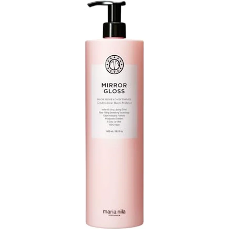 Maria Nila Mirror Gloss High Shine Conditioner 1000 ml, farbschützend und glanzverstärkend mit Chia-Peptiden und Quinoa-Oligopeptiden – Bild 1