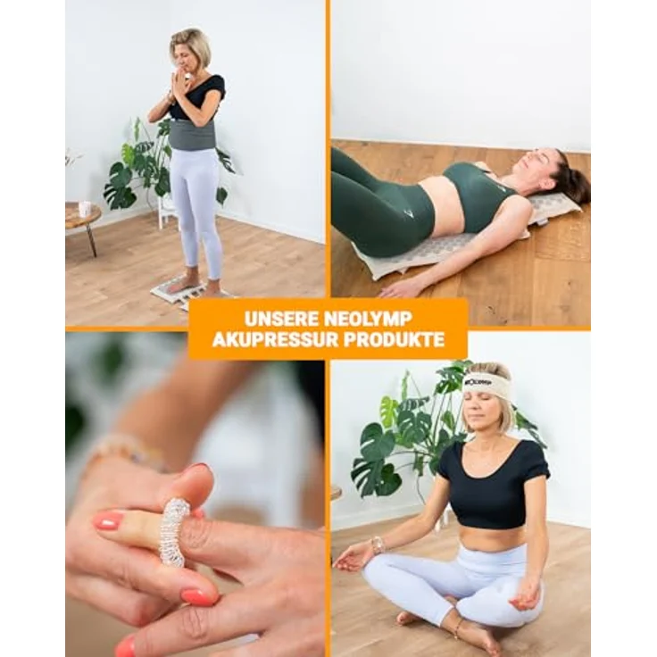 NEOLYMP Akupressur Fußmatte, umweltfreundlich mit Tragetasche zur vielseitigen Stimulation und Stresslinderung – Bild 6