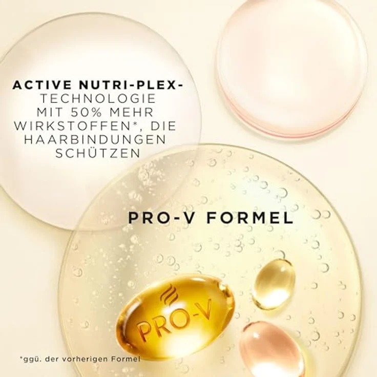 Pantene Pro-V Glatt & Seidig Shampoo 1000ml Pumpspender, ohne Silikone & Mineralöle, Active Nutri-Plex-Technologie, für krauses & stumpfes Haar, Frizz-Kontrolle – Bild 5