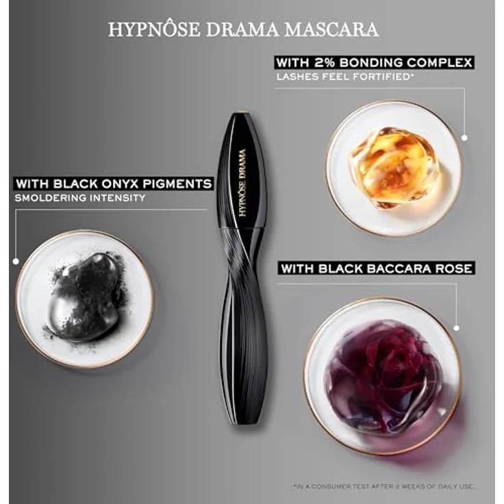 Lancôme Hypnôse Drama Mascara Waterproof, wasserbeständige Wimperntusche für mehr Volumen, Farbton 01, 8 ml – Bild 6