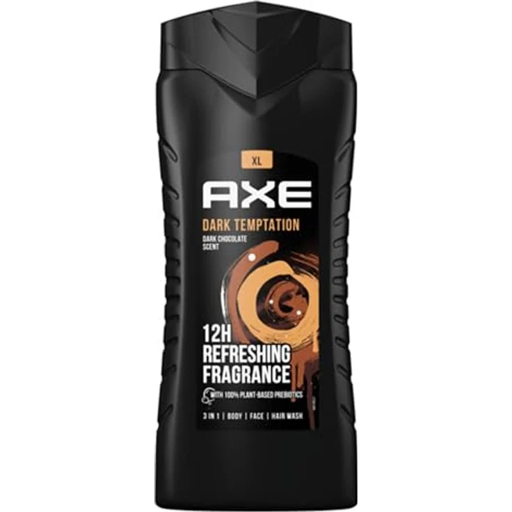 AXE 3-in-1 Duschgel & Shampoo Dark Temptation, XL 14x 400ml, dermatologisch getestet, langanhaltender Duft, pH-hautneutral – Bild 5